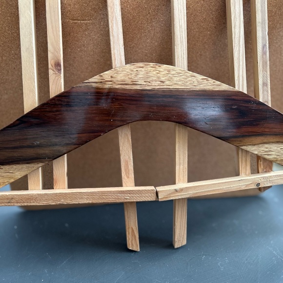 Authentic Hand Painted Australian Boomerang - Picture 2 of 4